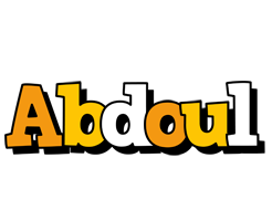 Abdoul cartoon logo