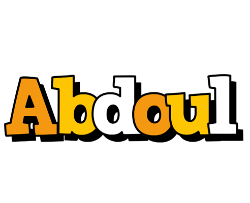 Abdoul cartoon logo