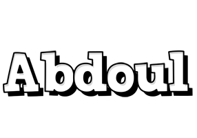 Abdoul snowing logo