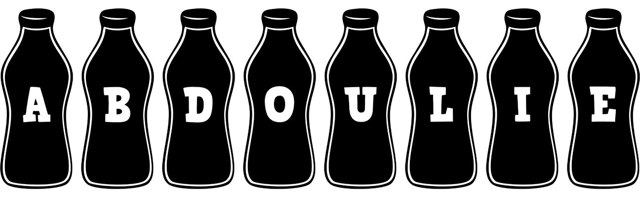 Abdoulie bottle logo