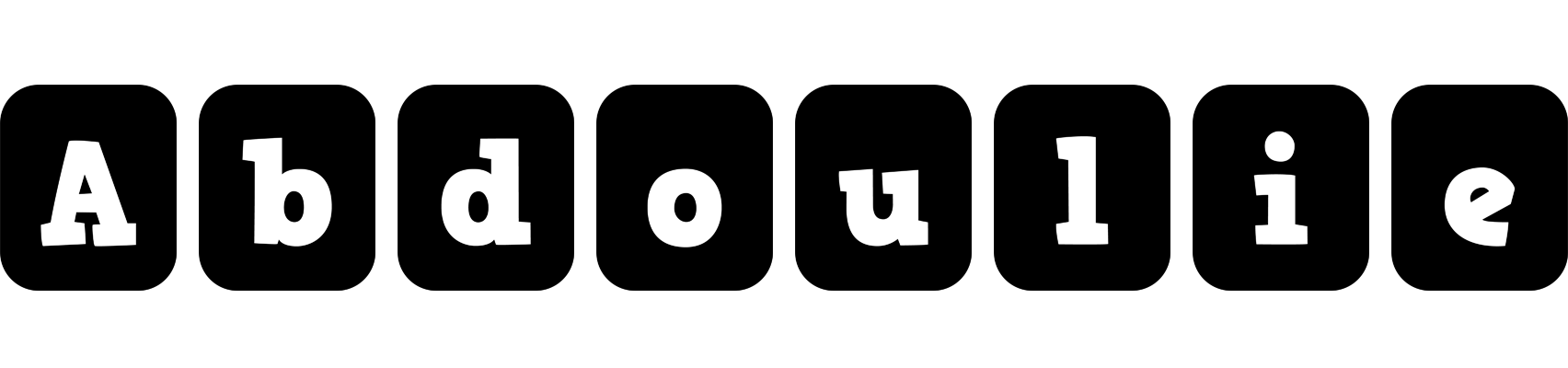 Abdoulie box logo