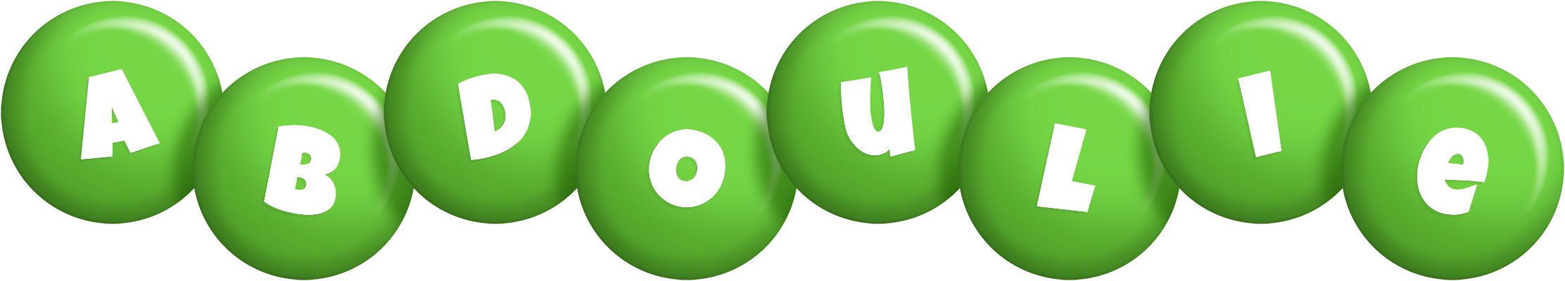 Abdoulie candy-green logo