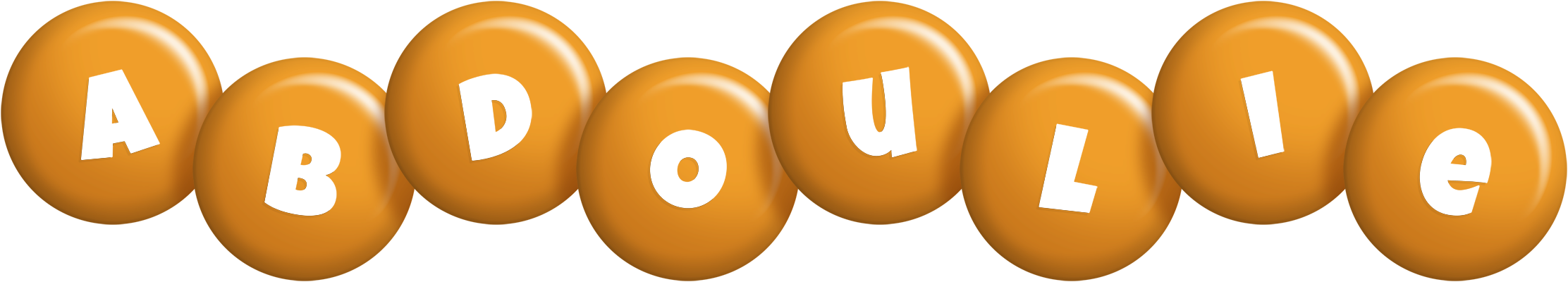 Abdoulie candy-orange logo
