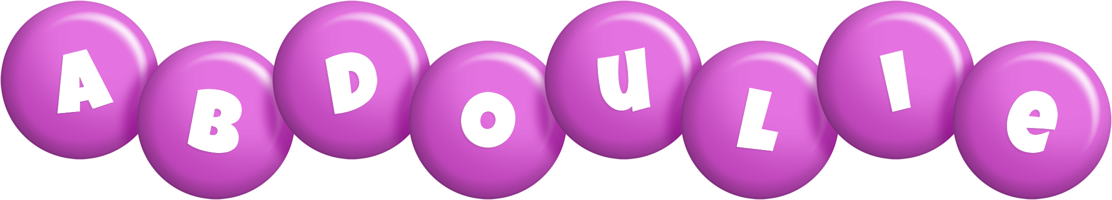 Abdoulie candy-purple logo