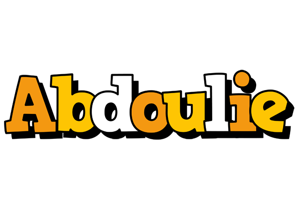 Abdoulie cartoon logo