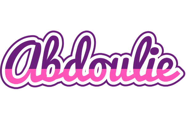 Abdoulie cheerful logo