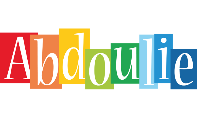 Abdoulie colors logo