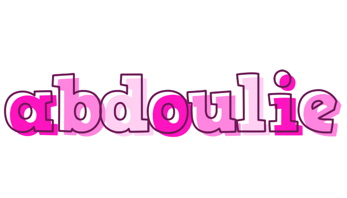 Abdoulie hello logo