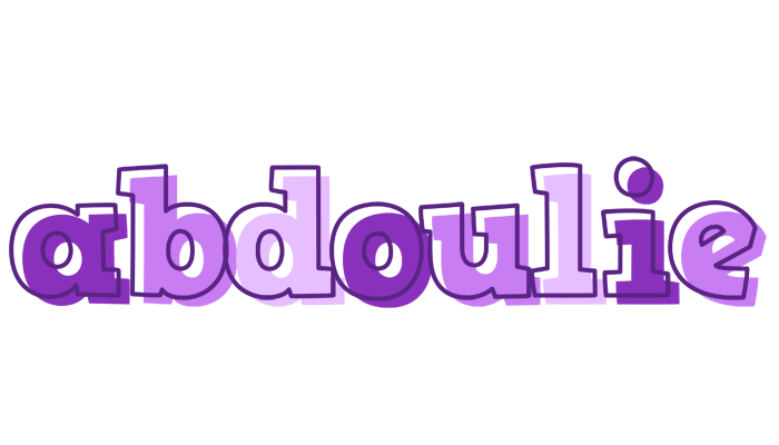 Abdoulie sensual logo