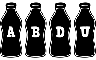 Abdu bottle logo