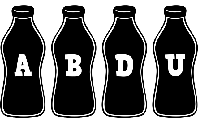Abdu bottle logo