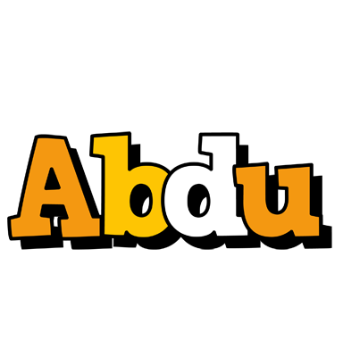 Abdu cartoon logo