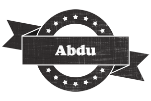 Abdu grunge logo