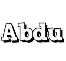 Abdu snowing logo