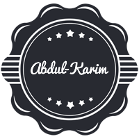 Abdul-Karim badge logo