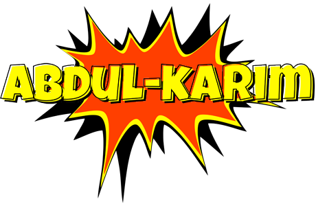 Abdul-Karim bazinga logo