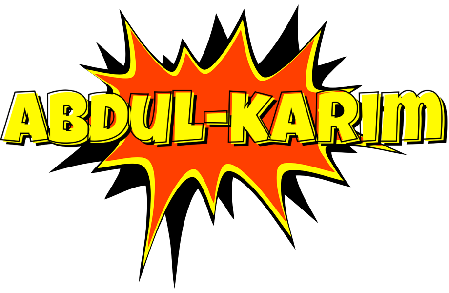 Abdul-Karim bazinga logo