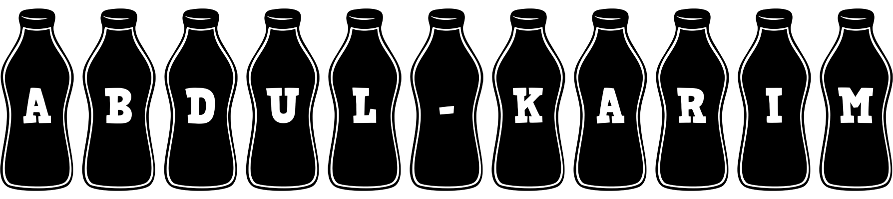 Abdul-Karim bottle logo