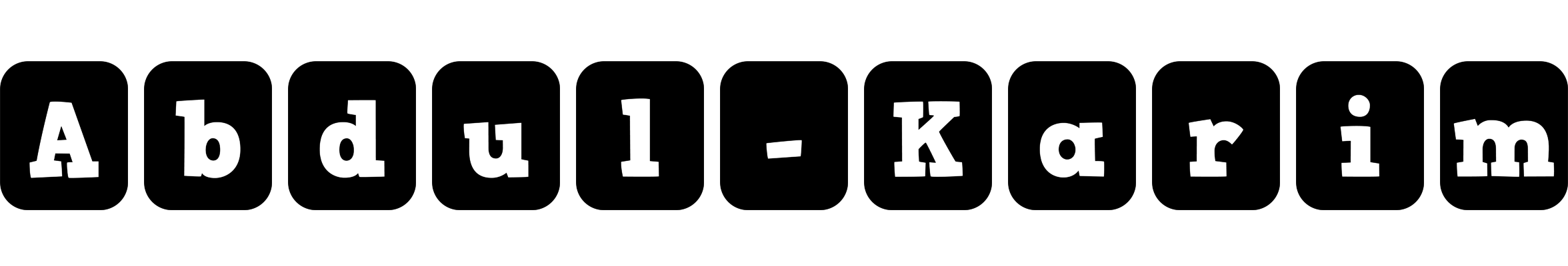 Abdul-Karim box logo