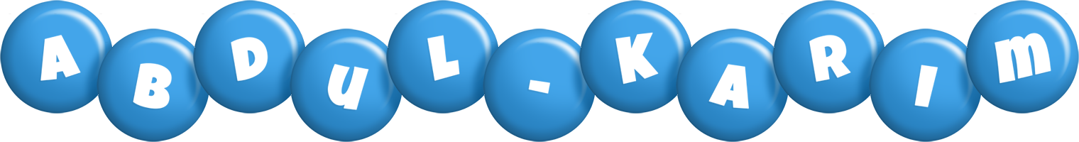 Abdul-Karim candy-blue logo