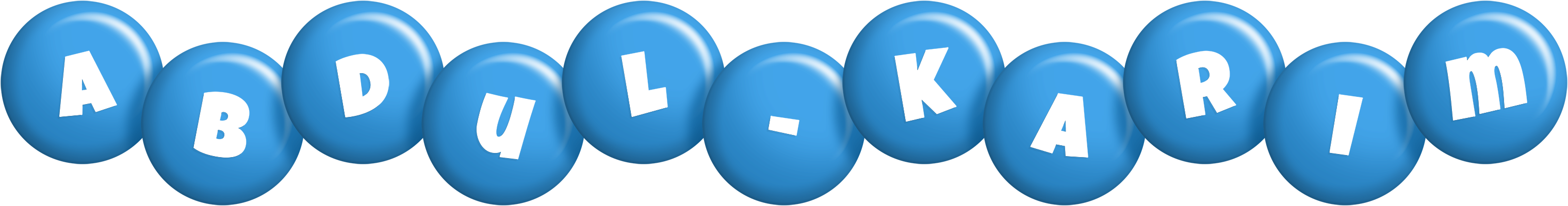 Abdul-Karim candy-blue logo
