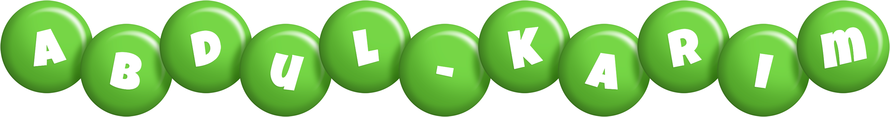 Abdul-Karim candy-green logo