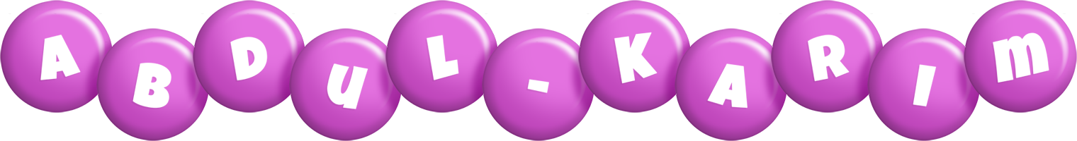 Abdul-Karim candy-purple logo