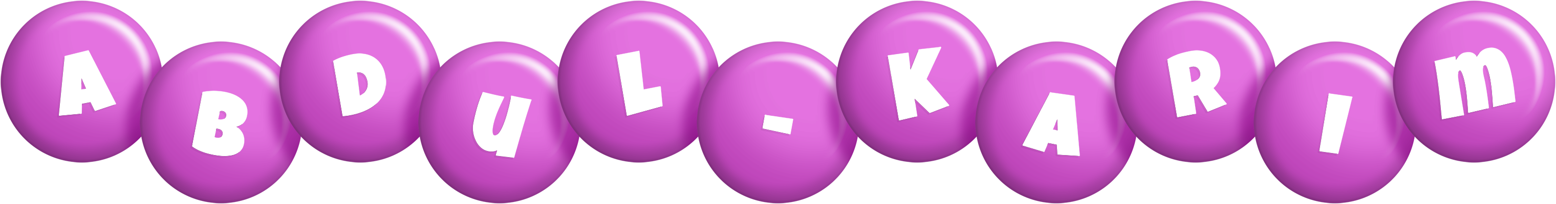 Abdul-Karim candy-purple logo