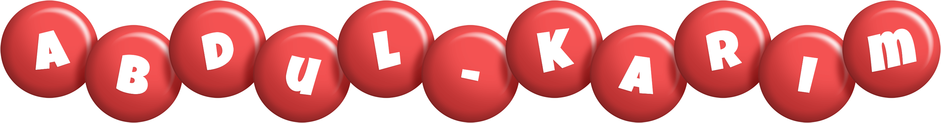 Abdul-Karim candy-red logo