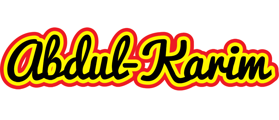 Abdul-Karim flaming logo