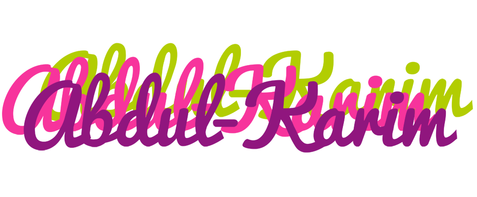 Abdul-Karim flowers logo