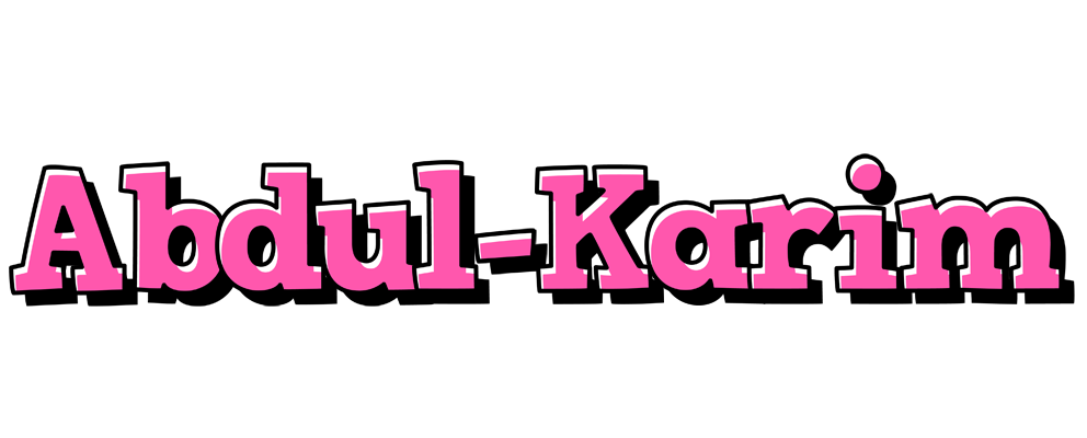 Abdul-Karim girlish logo
