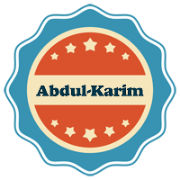 Abdul-Karim labels logo