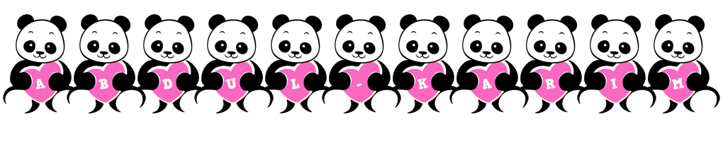 Abdul-Karim love-panda logo