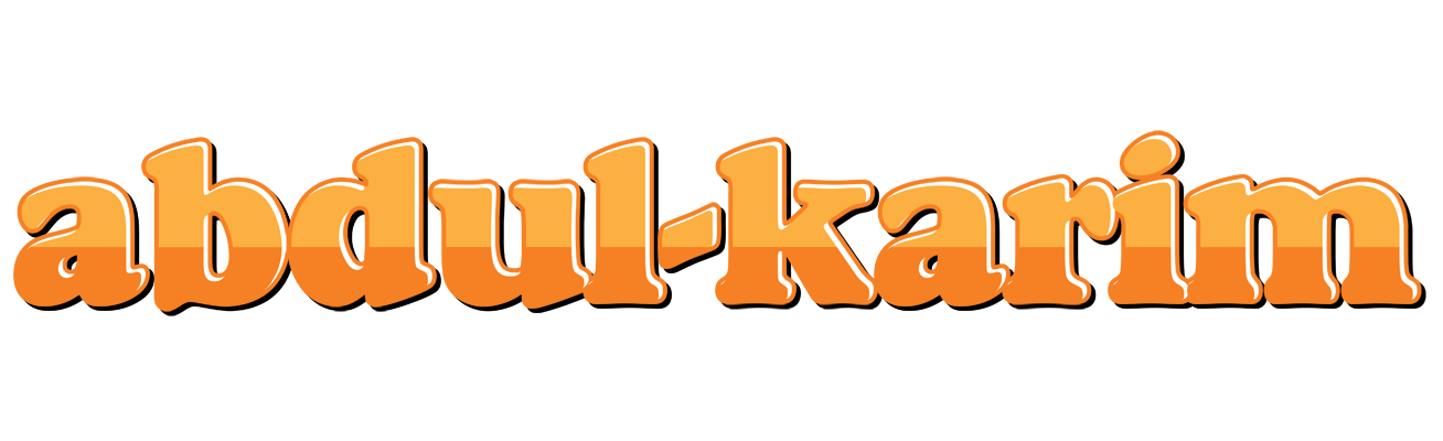 Abdul-Karim orange logo