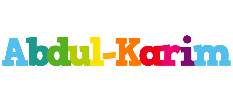 Abdul-Karim rainbows logo