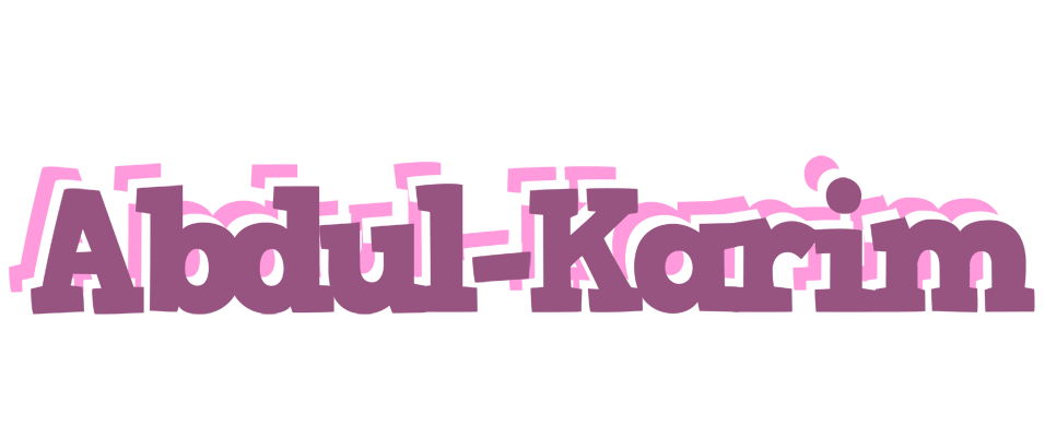 Abdul-Karim relaxing logo