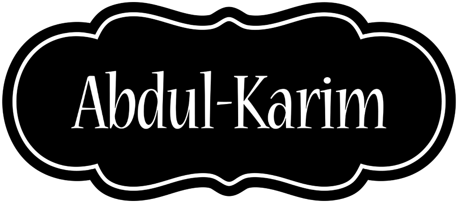 Abdul-Karim welcome logo