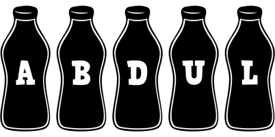 Abdul bottle logo
