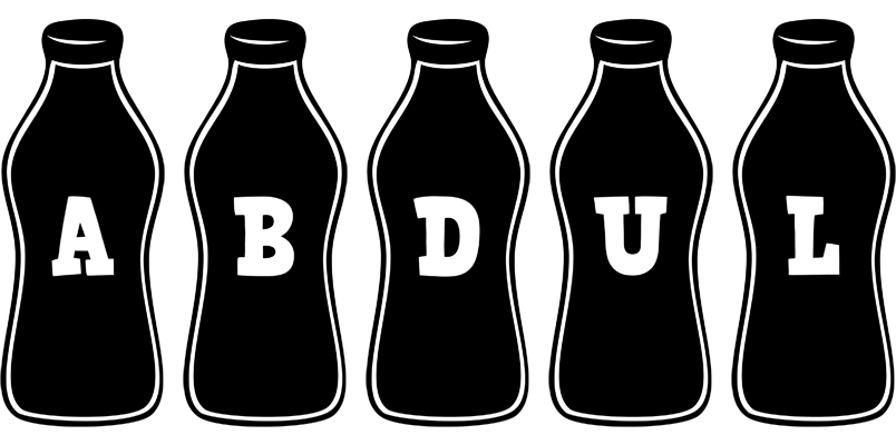 Abdul bottle logo