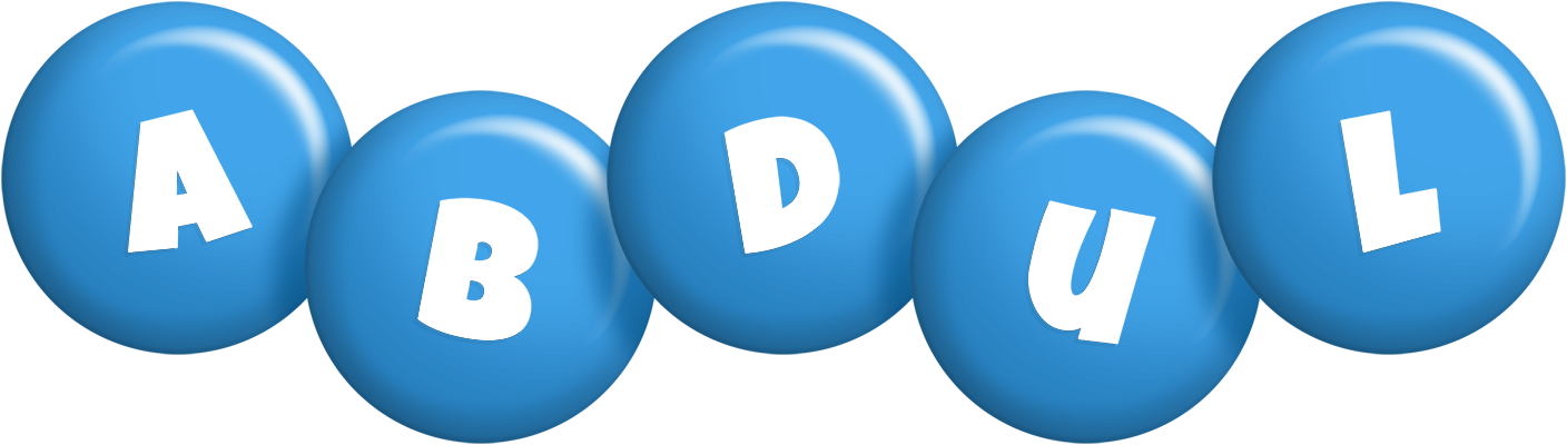 Abdul candy-blue logo