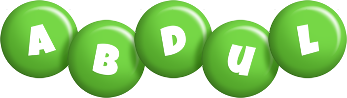 Abdul candy-green logo