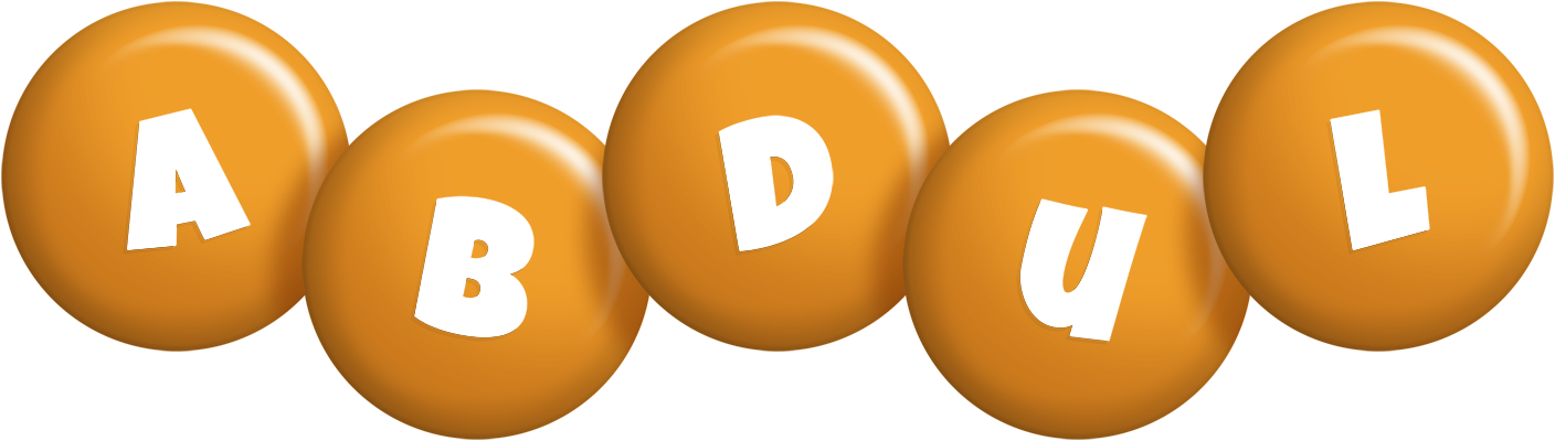 Abdul candy-orange logo