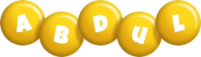 Abdul candy-yellow logo