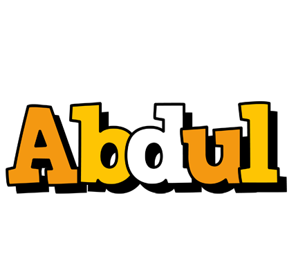 Abdul cartoon logo
