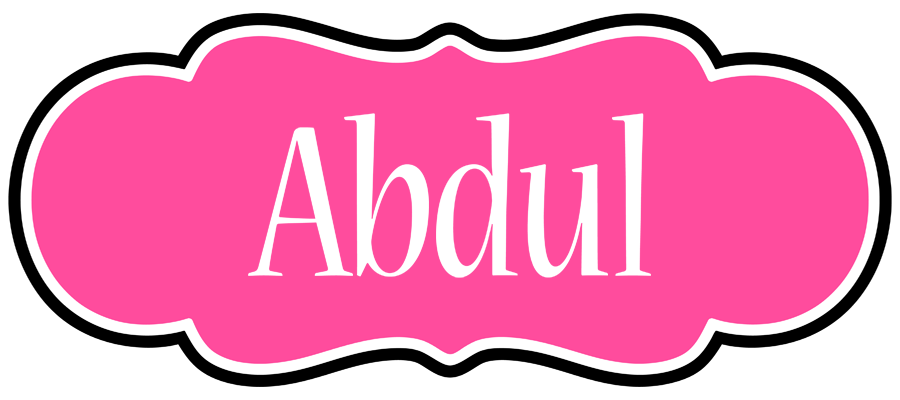 Abdul invitation logo