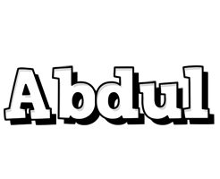 Abdul snowing logo