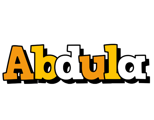 Abdula cartoon logo