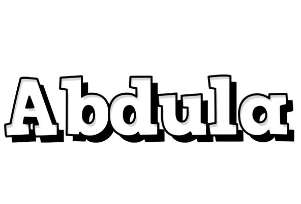 Abdula snowing logo