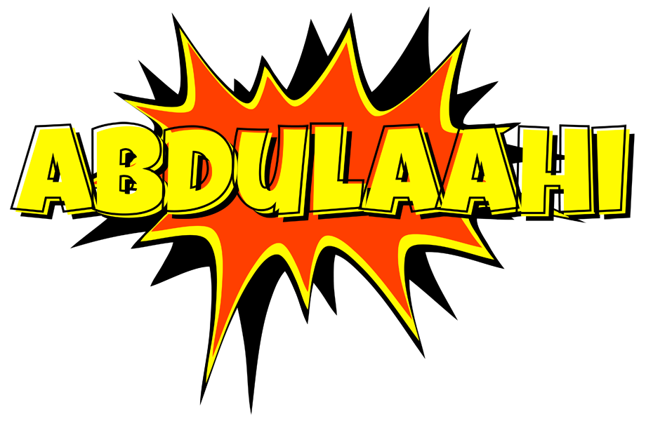 Abdulaahi bazinga logo